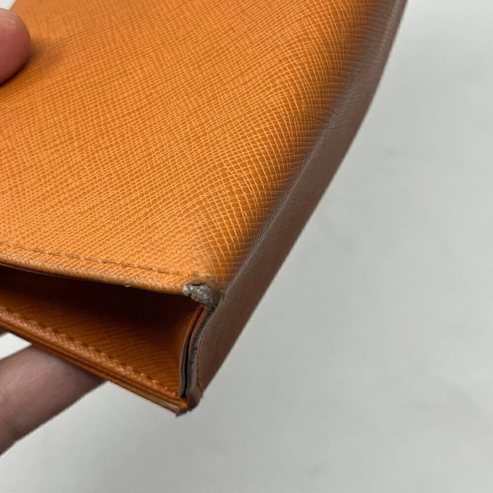 Tory Burch sunglasses glasses case orange soft logo